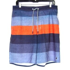 johnnie-O Draw String Stretch Stretch 9" Swim Trunks Men's Large